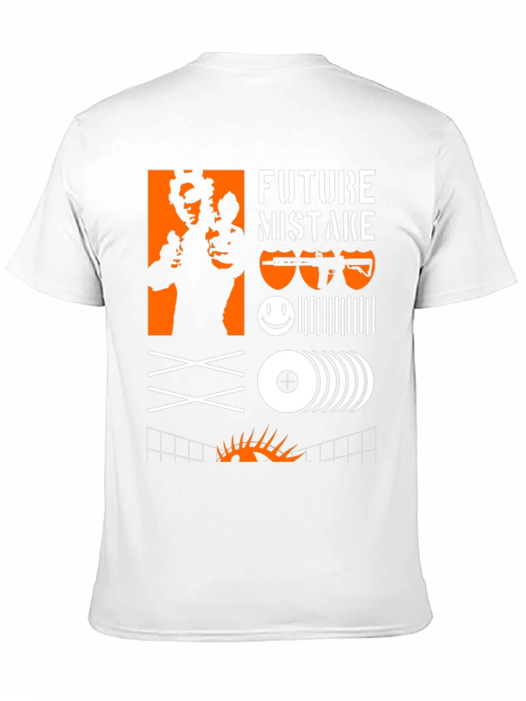 Edgy Graphic Tee: Future Mistake Design