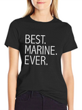 Best Marine Ever Black T-Shirt