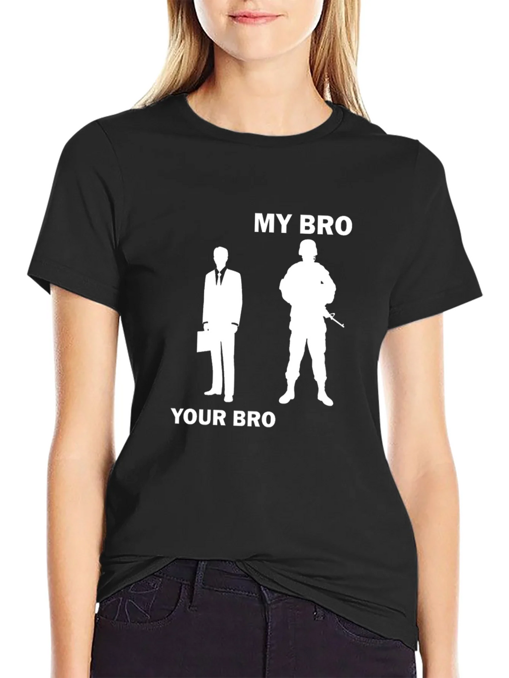 My Bro Your Bro T-Shirt - Military Support
