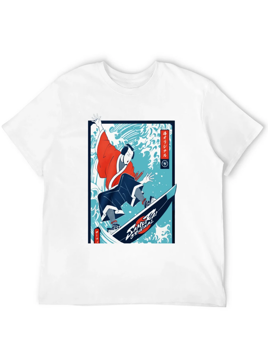 Samurai Surfer Graphic Tee