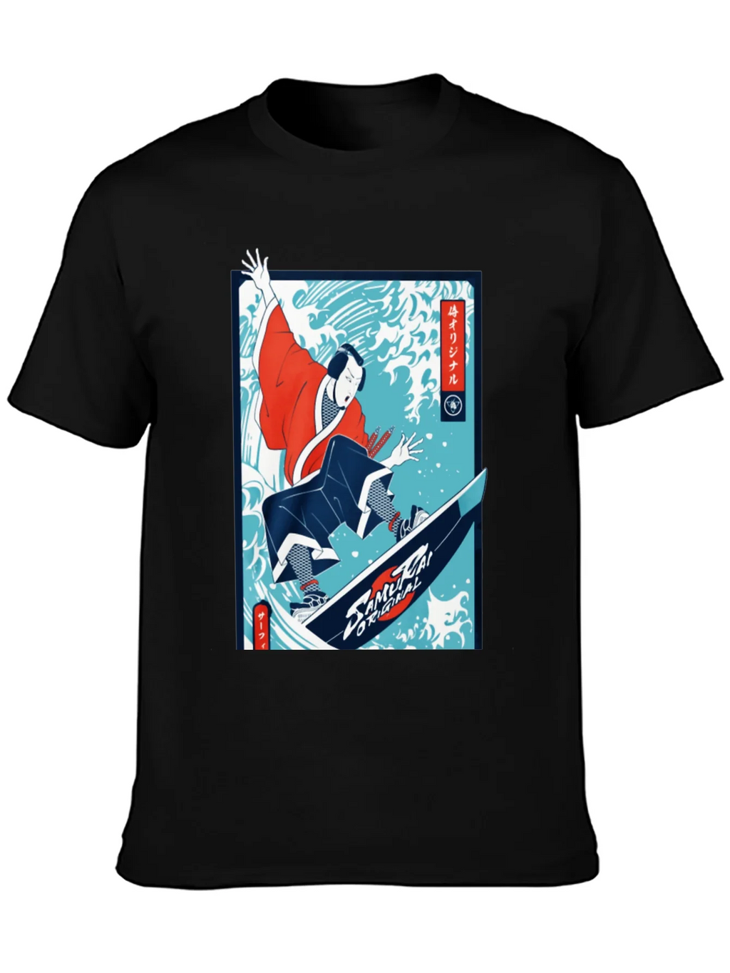 Samurai Surfer Graphic Tee