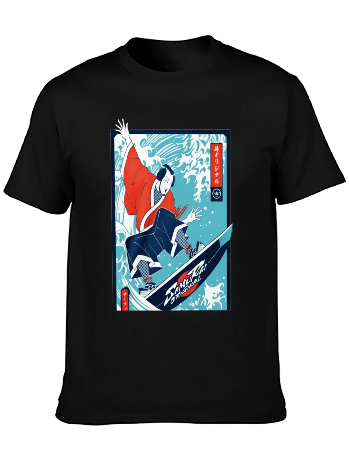 Samurai Surfer Graphic Tee