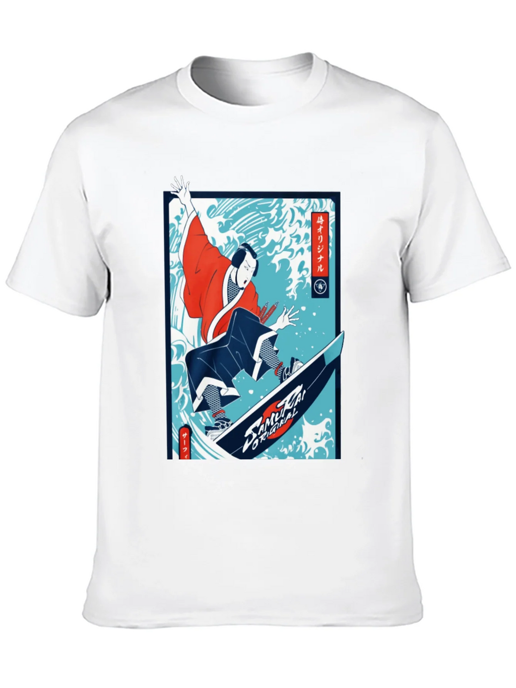 Samurai Surfer Graphic Tee