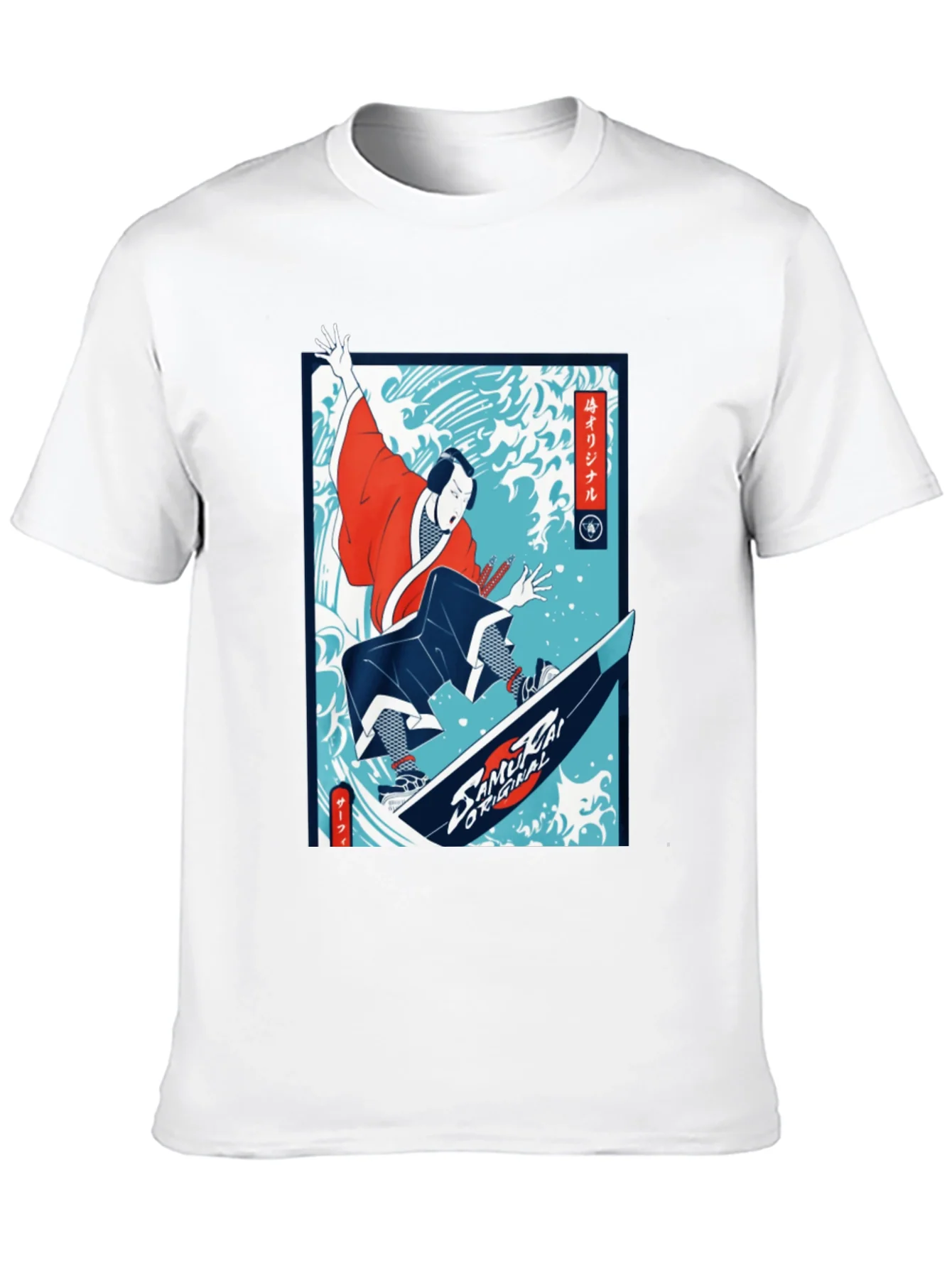 Samurai Surfer Graphic Tee