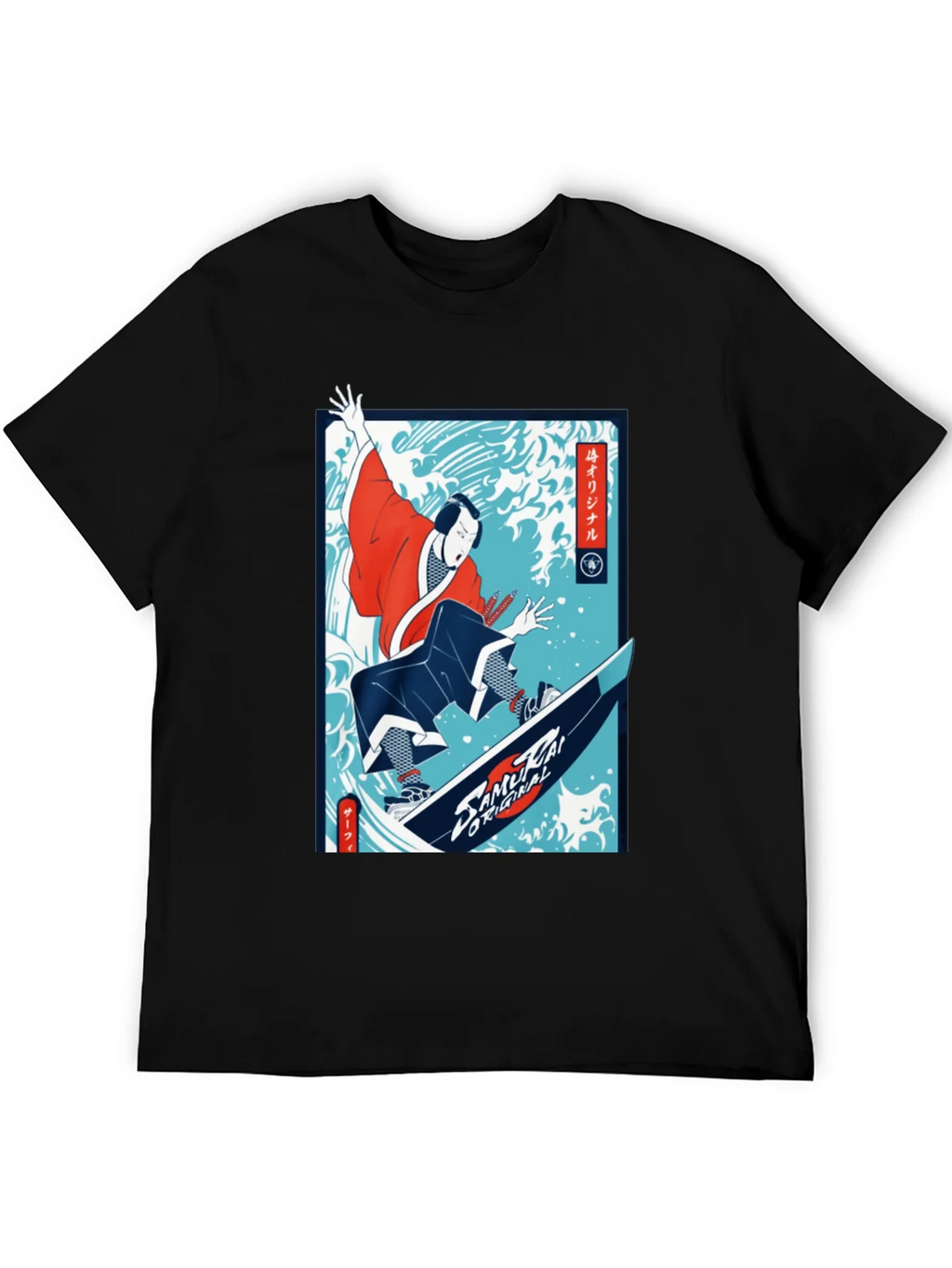Samurai Surfer Graphic Tee