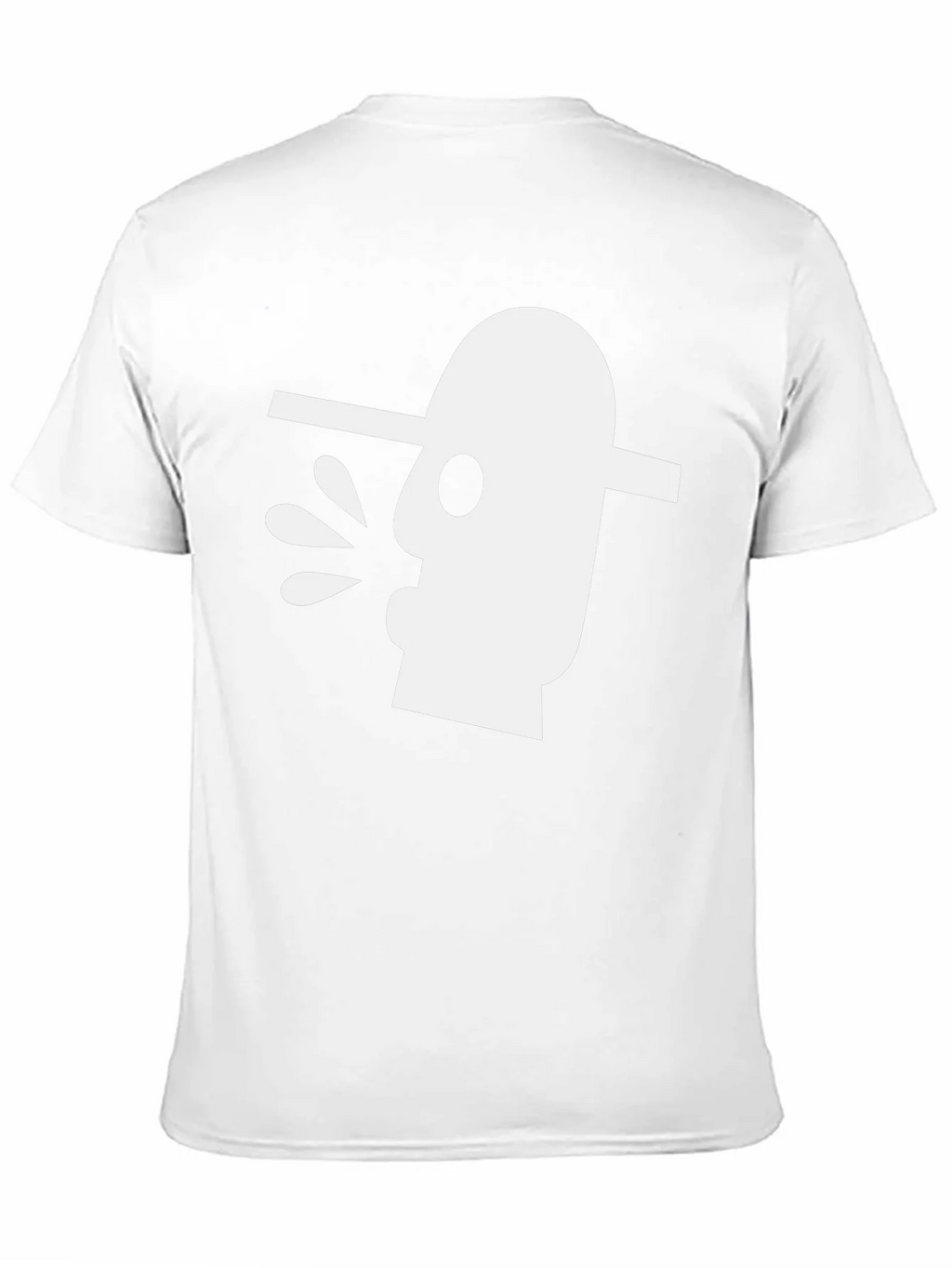 Abstract Art Graphic Tee - Black Cotton T-Shirt