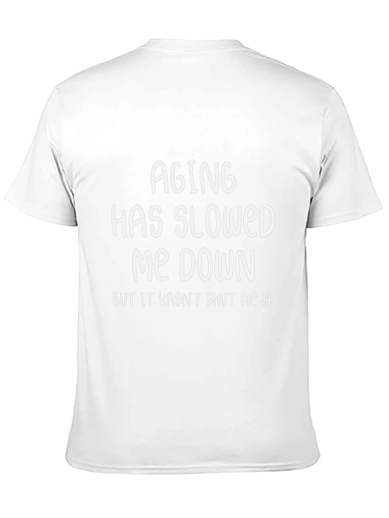 Funny Aging Sarcastic Humor Black Graphic T-Shirt