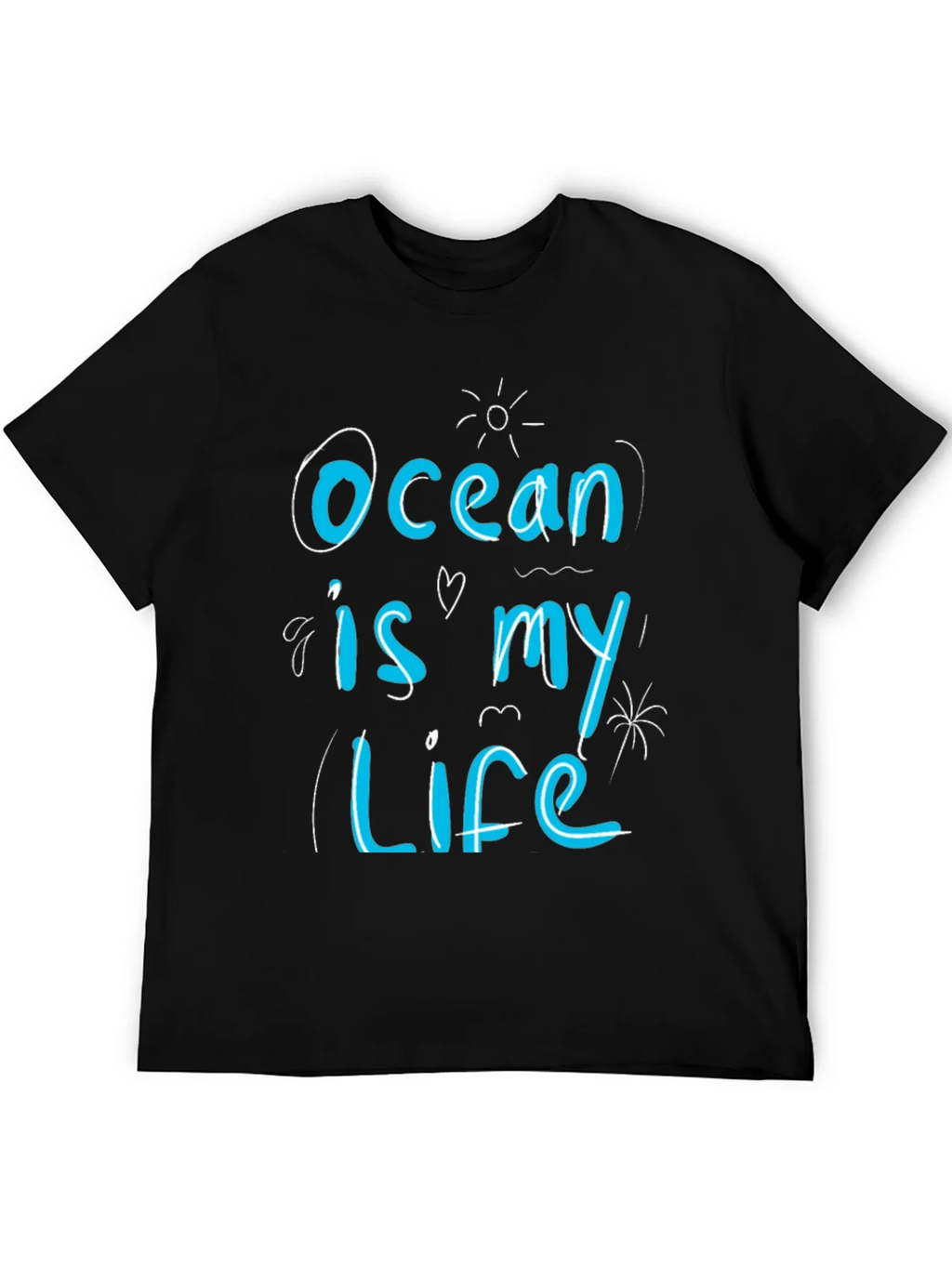 Ocean is my Life T-Shirt - Black