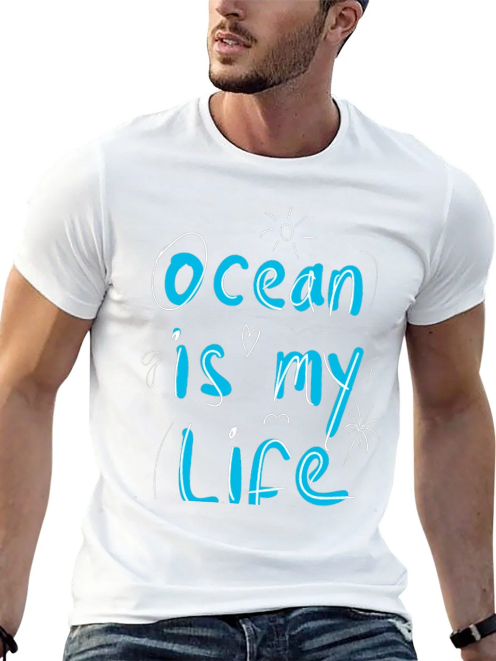 Ocean is my Life T-Shirt - Black