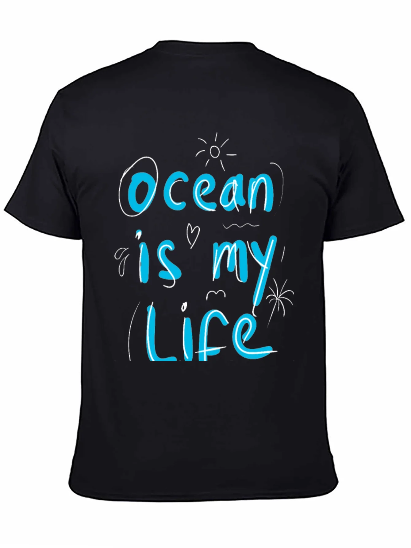 Ocean is my Life T-Shirt - Black