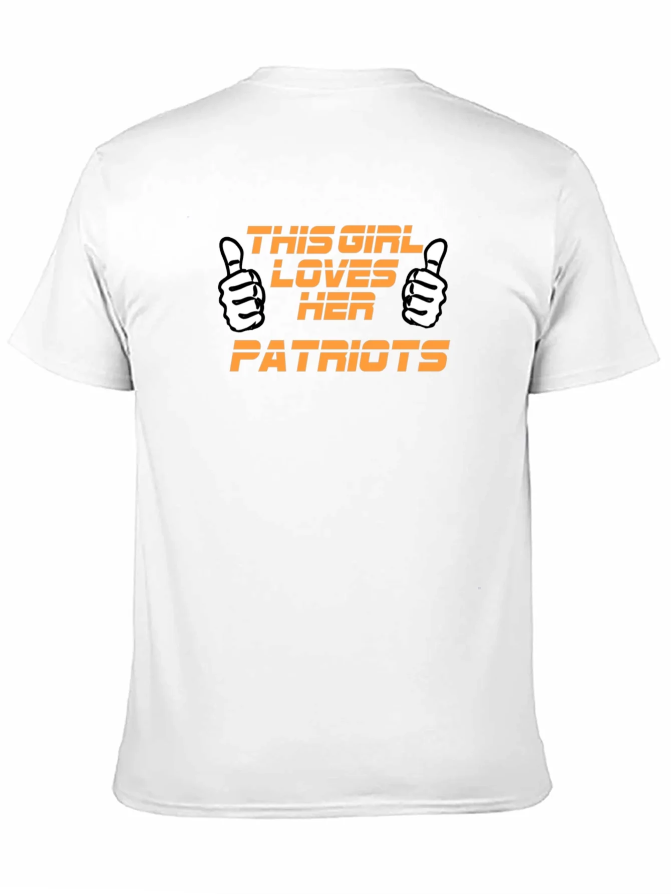 Patriots Fan T-Shirt - This Girl Loves Her Patriots