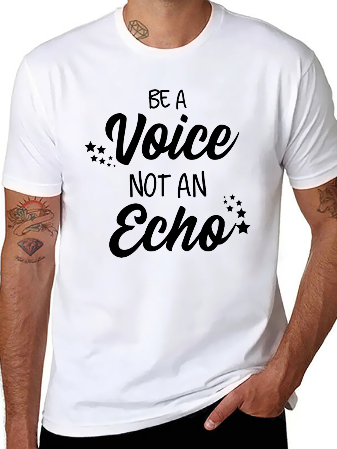 Be a Voice T-Shirt - Motivational Graphic Tee