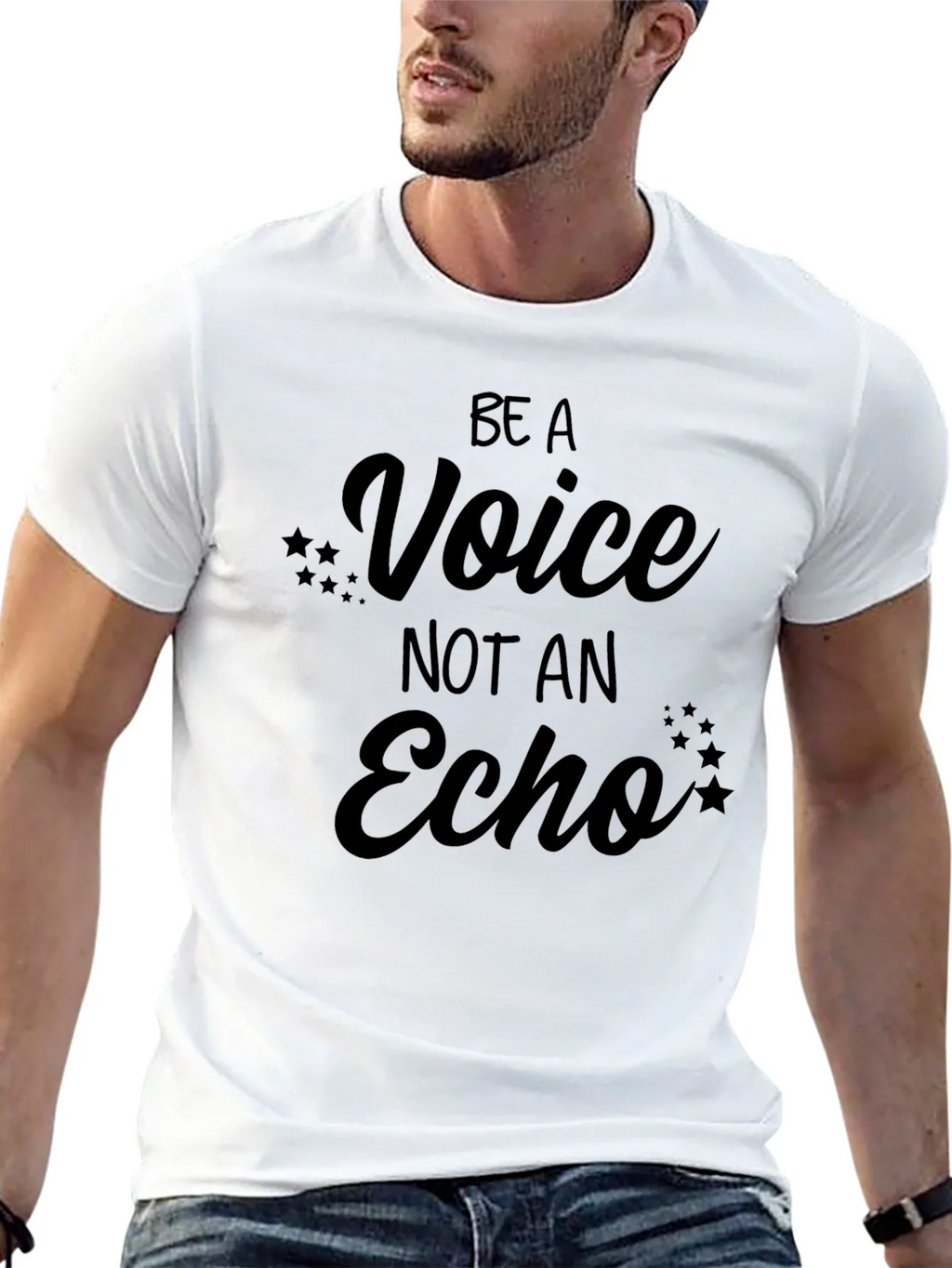 Be a Voice T-Shirt - Motivational Graphic Tee