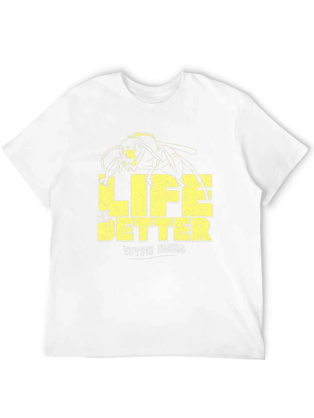 Life is Better with Bees Black T-Shirt