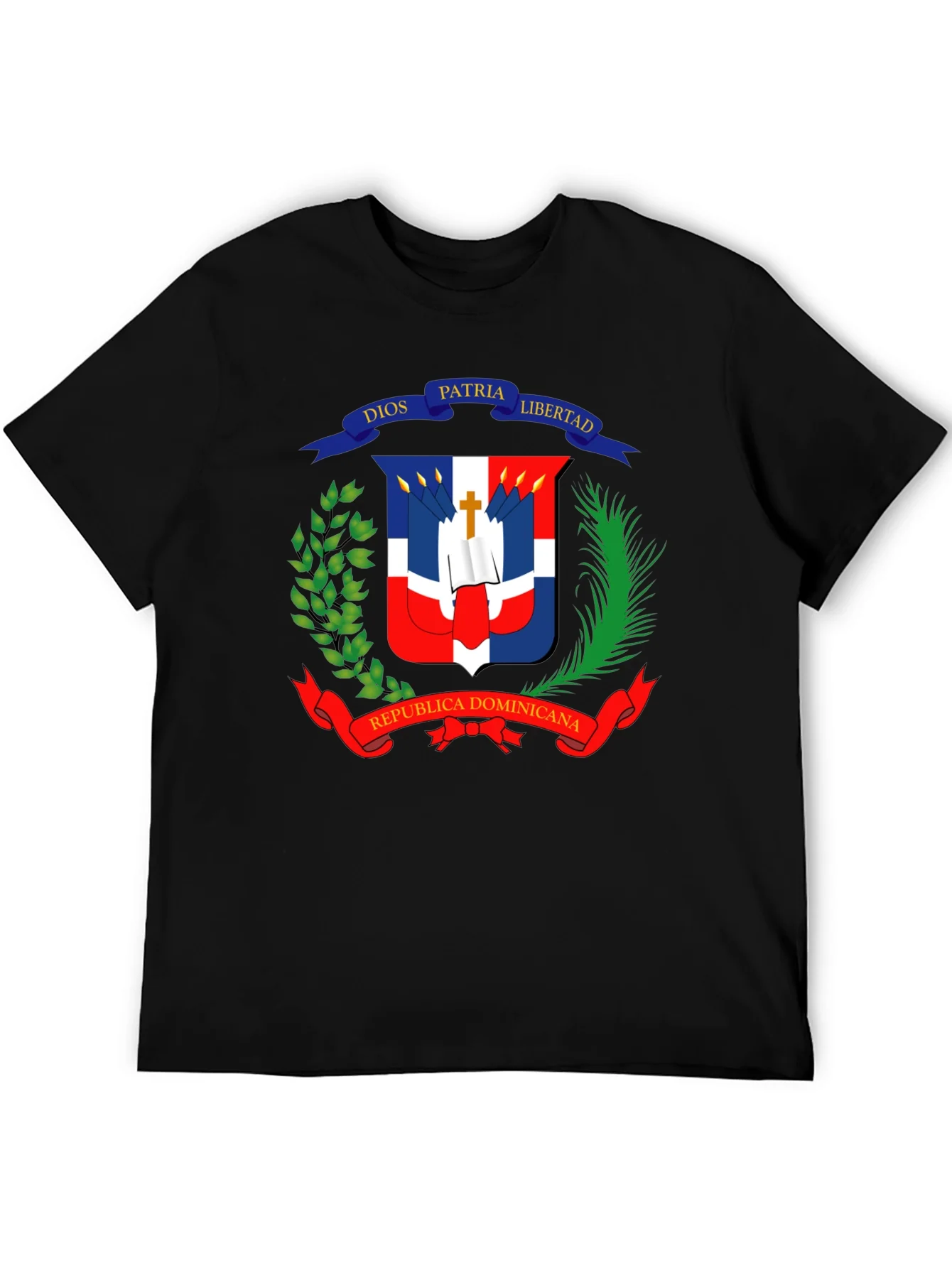 Dominican Republic Flag Emblem T-Shirt