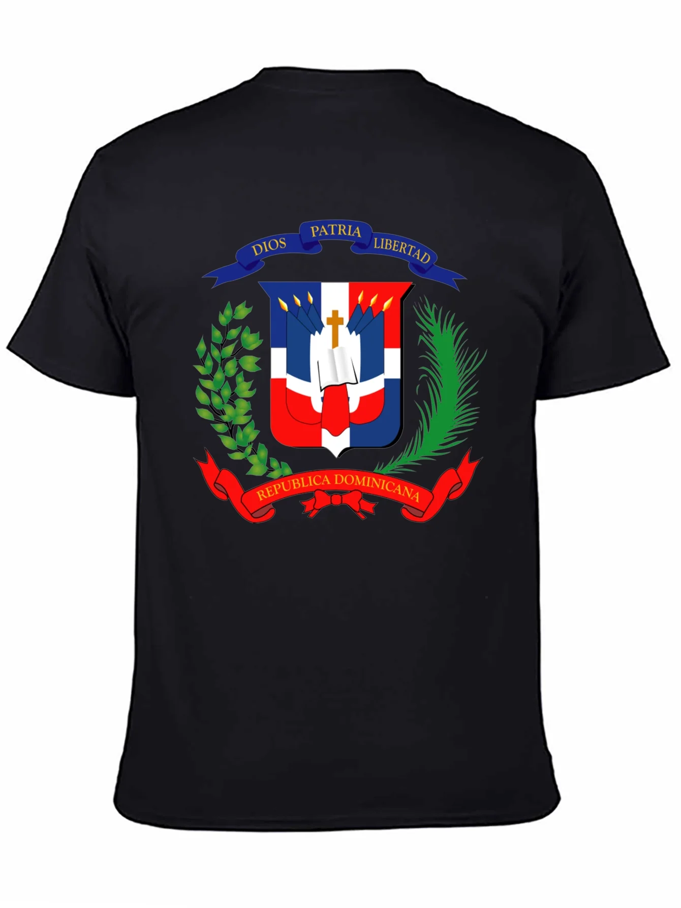 Dominican Republic Flag Emblem T-Shirt