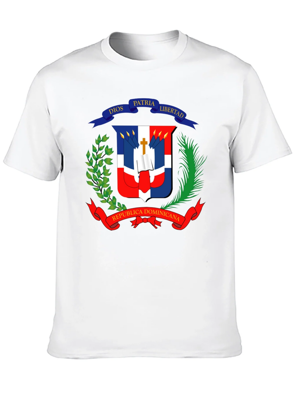 Dominican Republic Flag Emblem T-Shirt