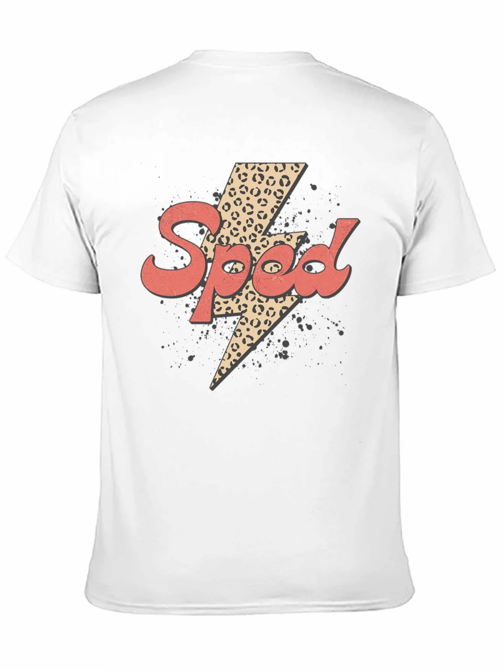 Speed Leopard Lightning Bolt Graphic Tee