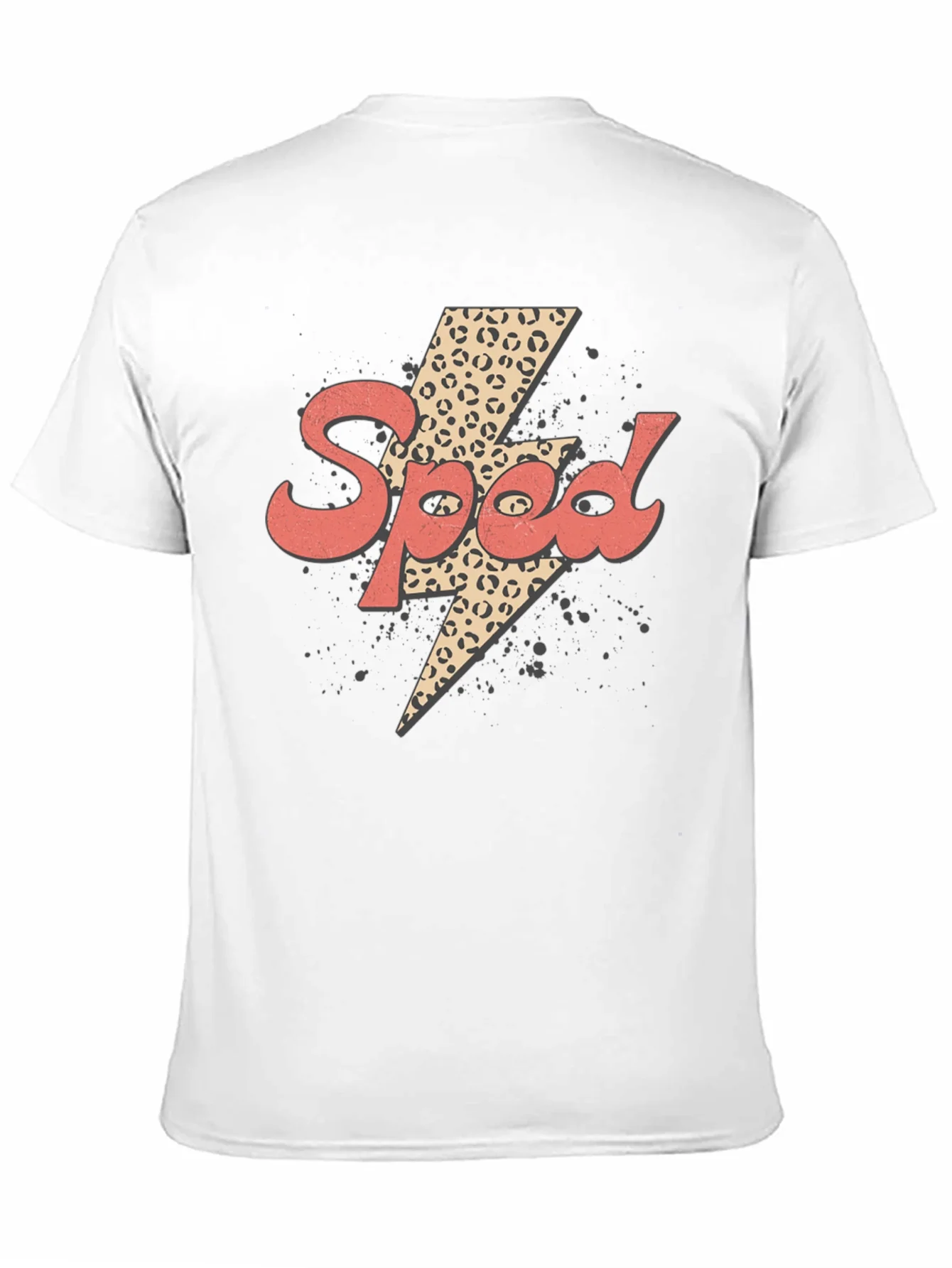 Speed Leopard Lightning Bolt Graphic Tee