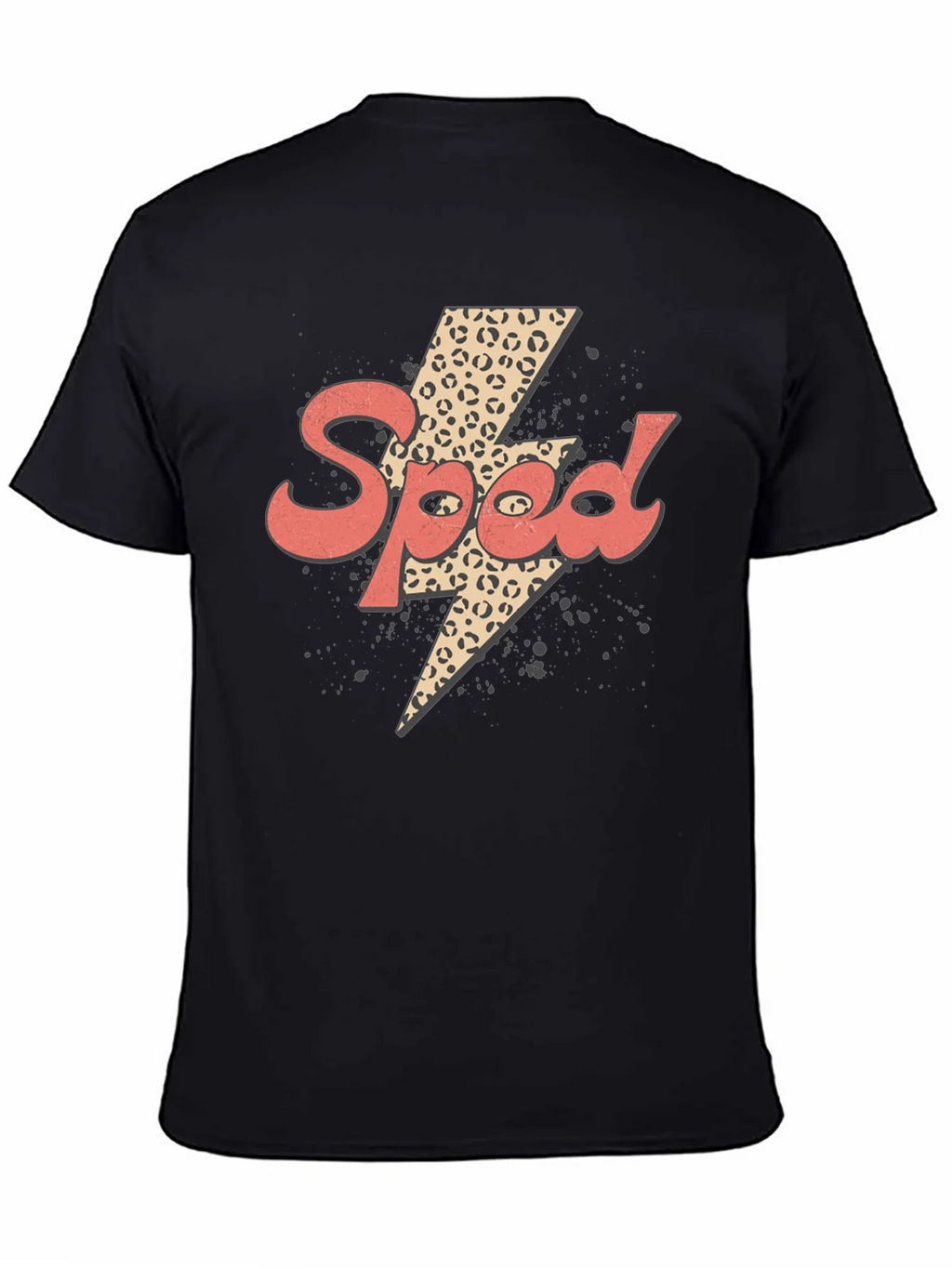 Speed Leopard Lightning Bolt Graphic Tee