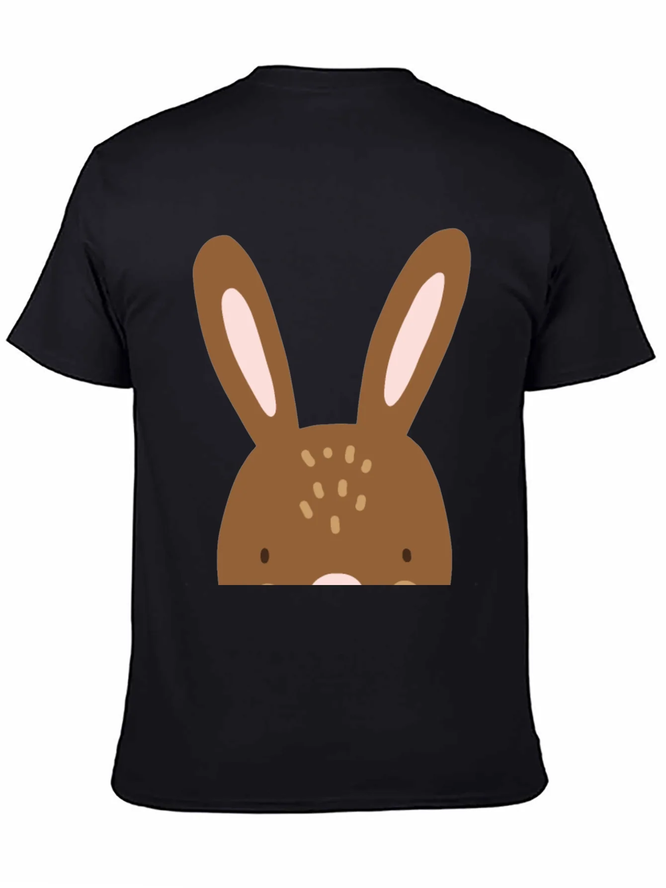 Bunny Graphic Black T-Shirt - Easter Ready!