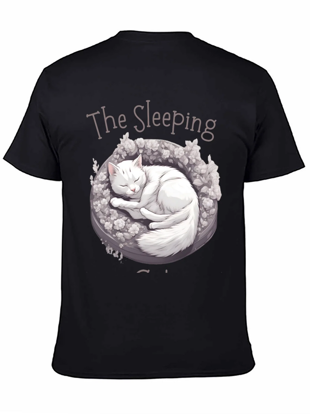 Sleeping Cat Graphic T-Shirt