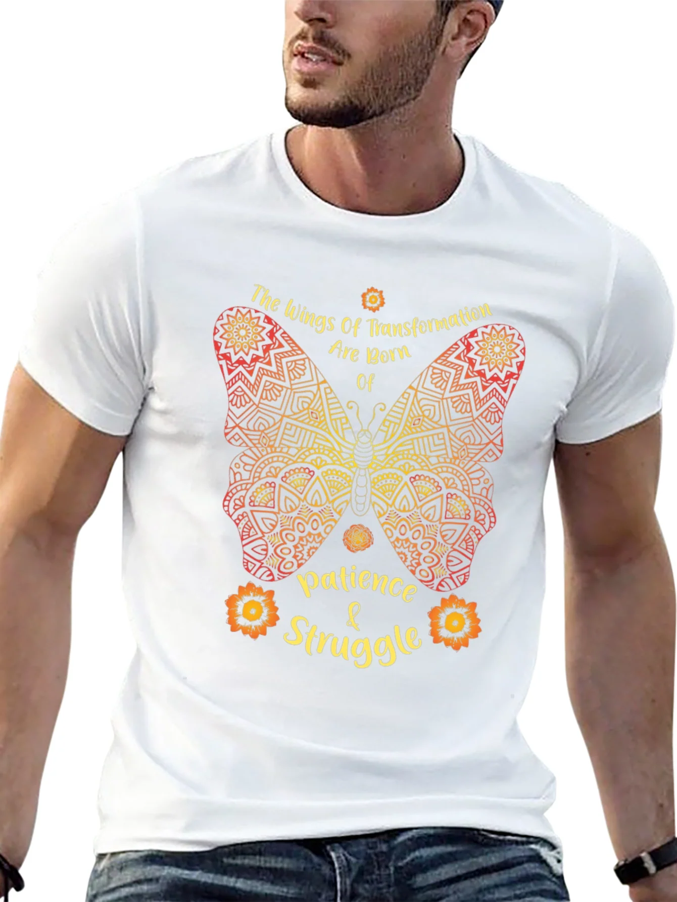 Butterfly Transformation T-Shirt - Patience & Struggle