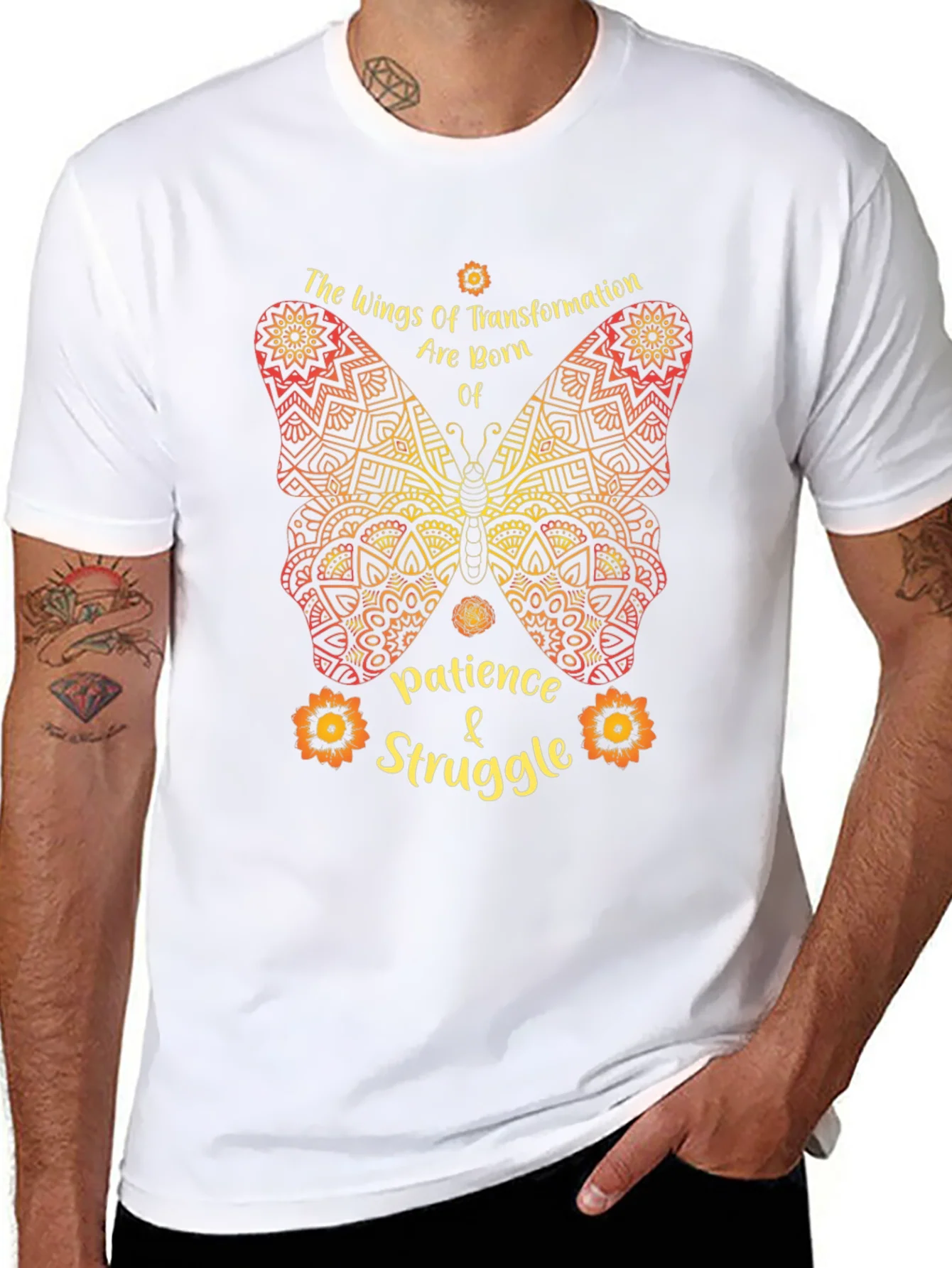 Butterfly Transformation T-Shirt - Patience & Struggle