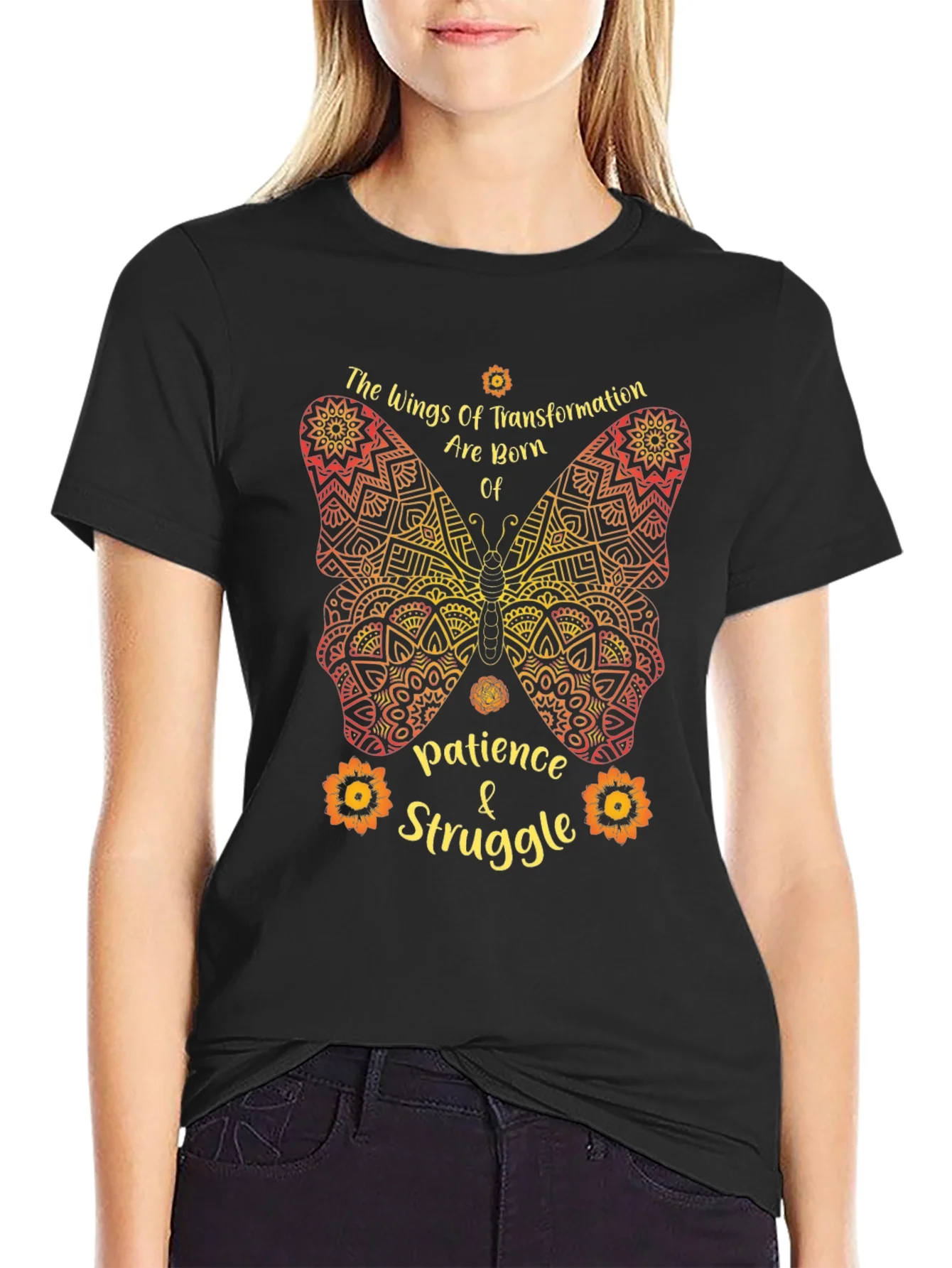 Butterfly Transformation T-Shirt - Patience & Struggle