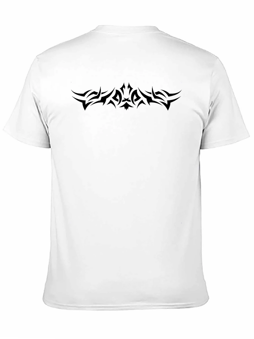 Tribal Tattoo Design Black T-Shirt