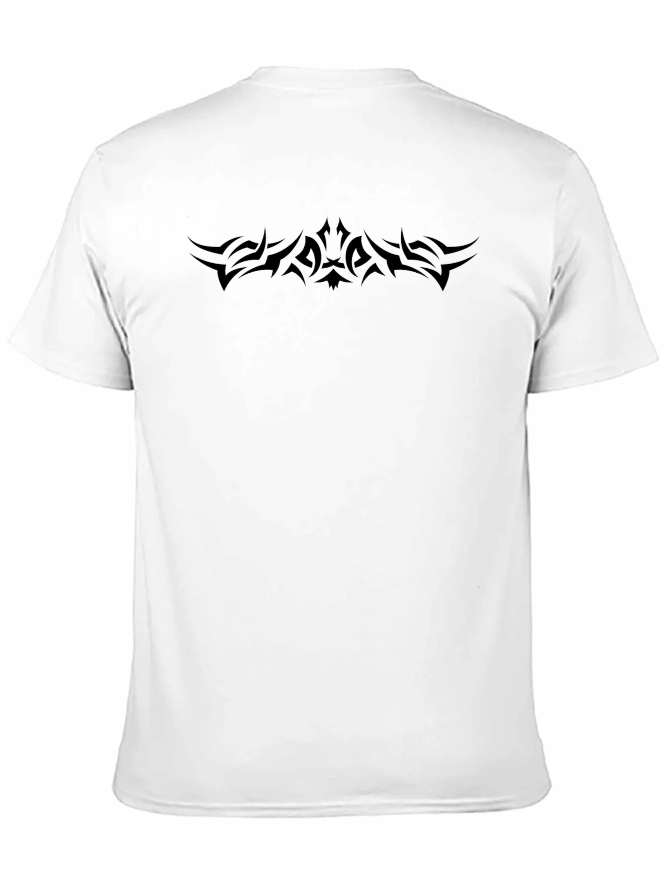 Tribal Tattoo Design Black T-Shirt