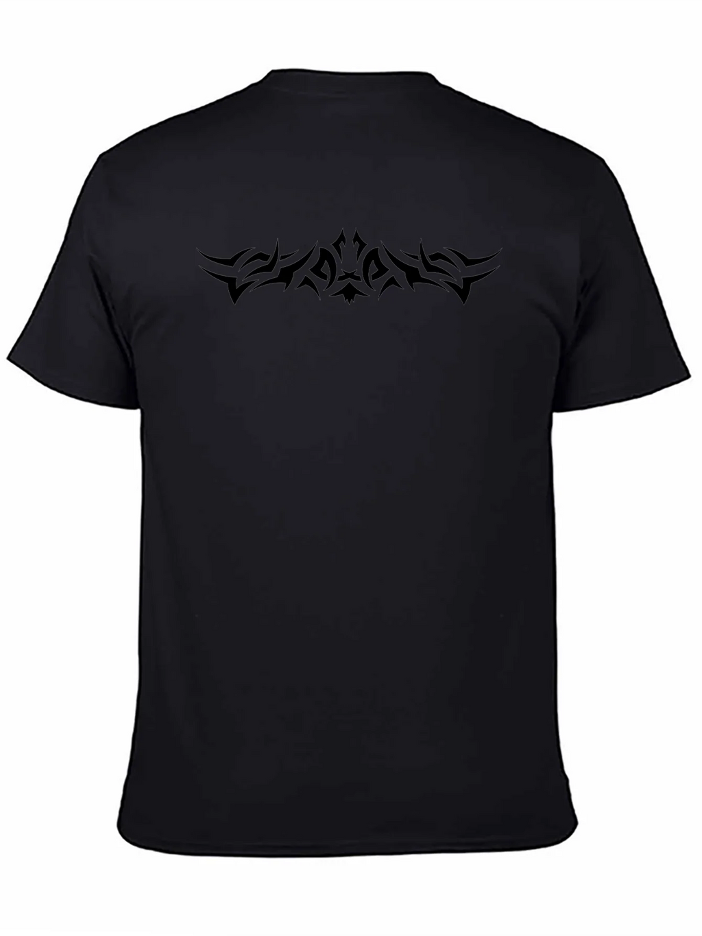 Tribal Tattoo Design Black T-Shirt