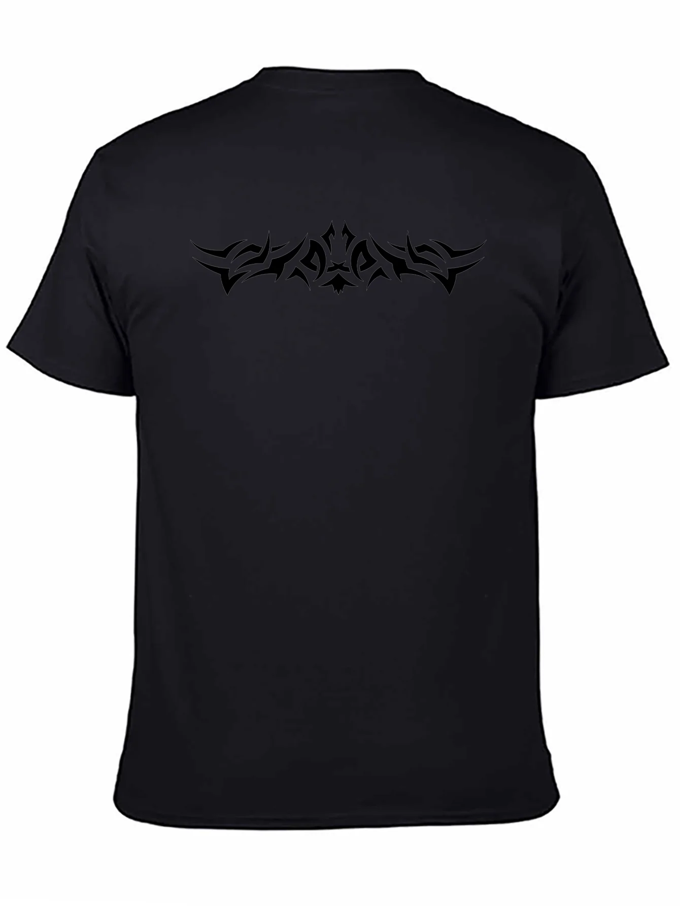 Tribal Tattoo Design Black T-Shirt