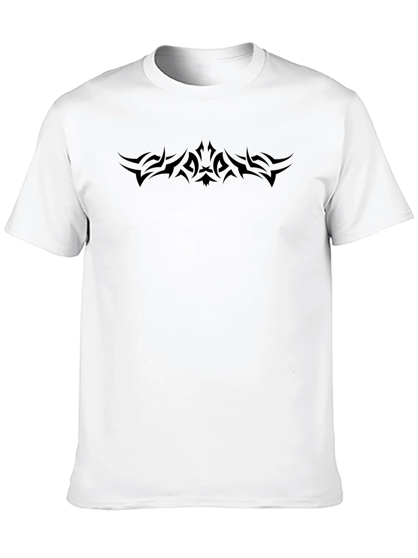 Tribal Tattoo Design Black T-Shirt
