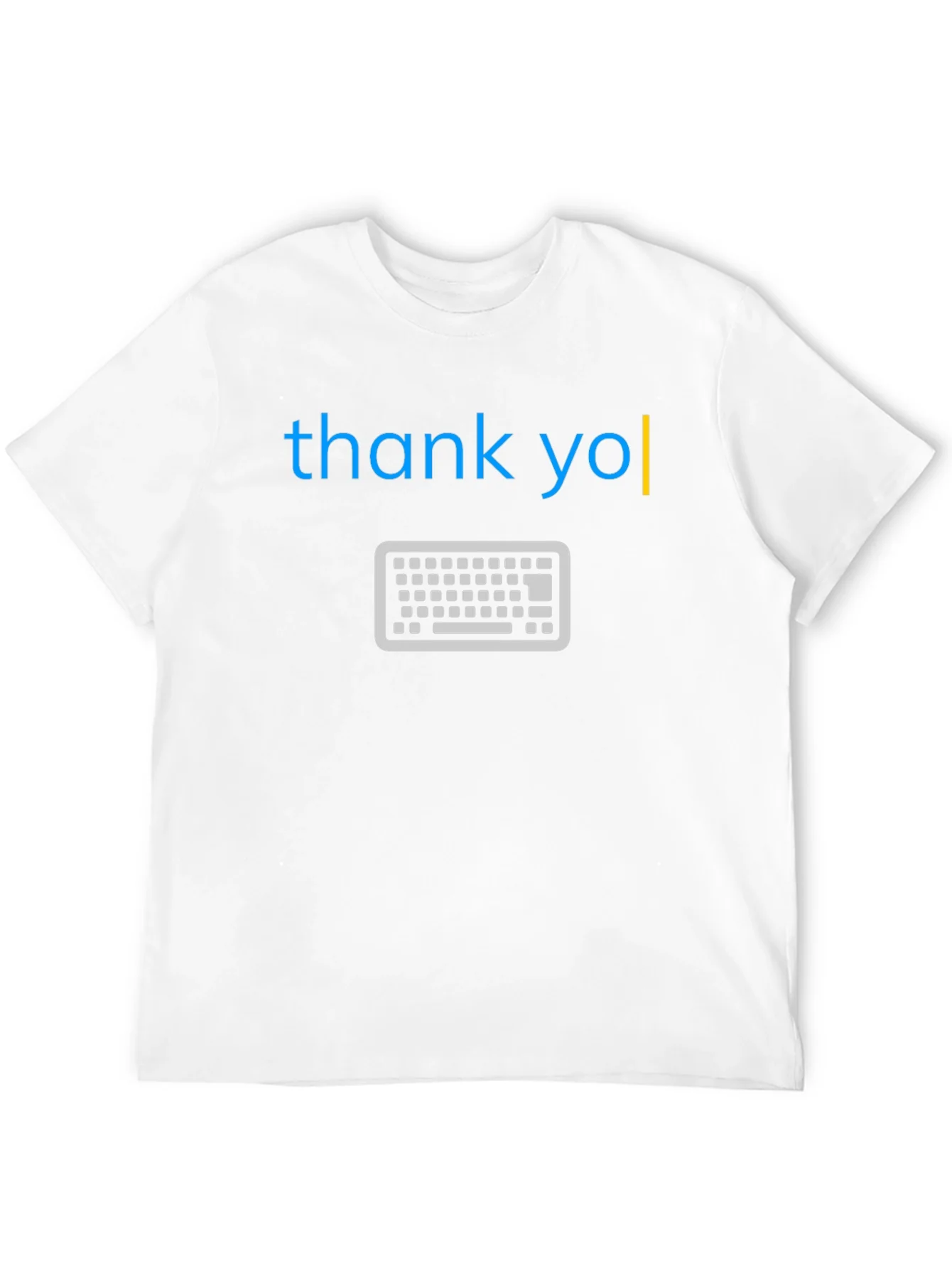 Thank You Keyboard T-Shirt - Cool & Unique Design