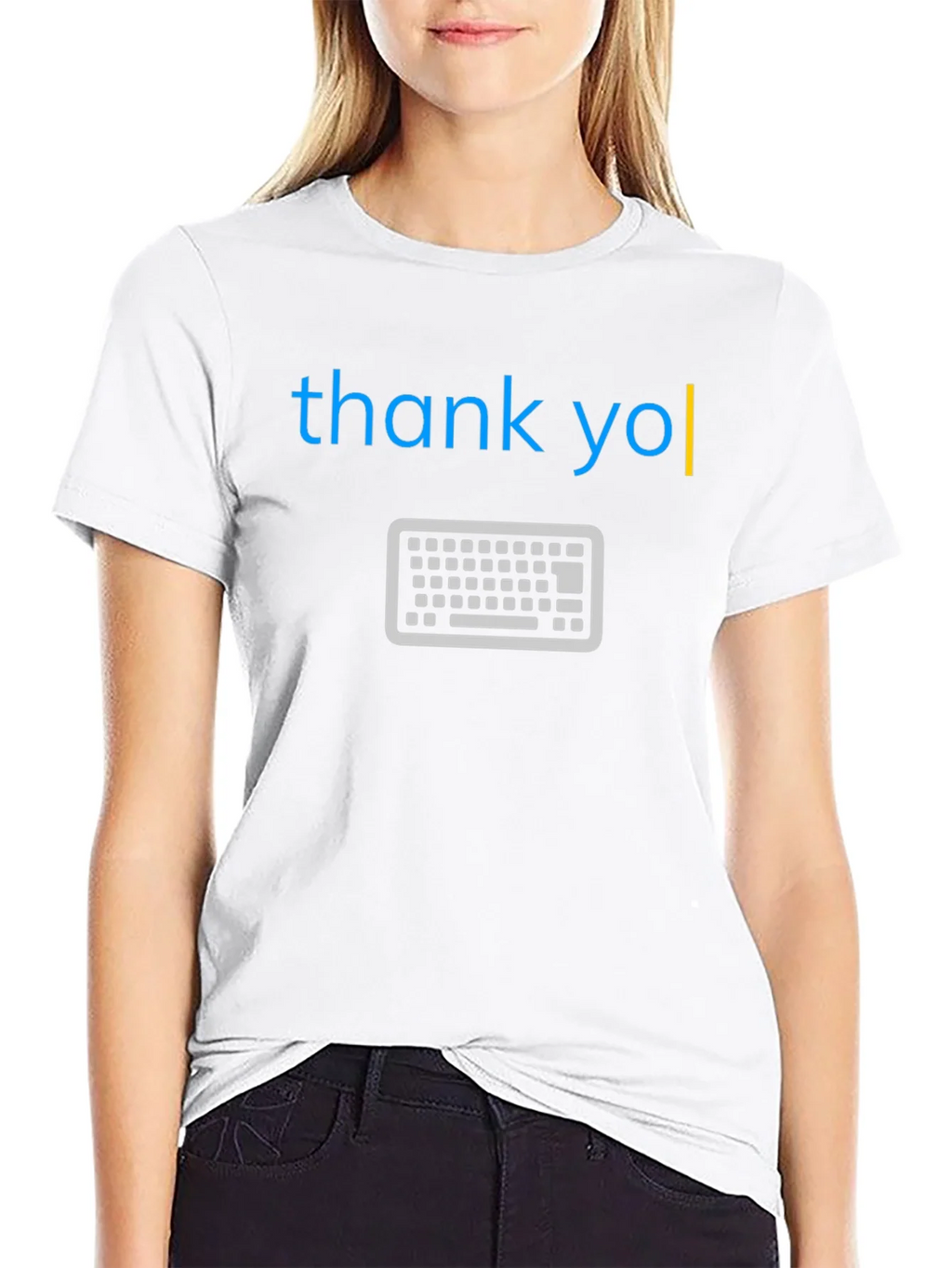 Thank You Keyboard T-Shirt - Cool & Unique Design