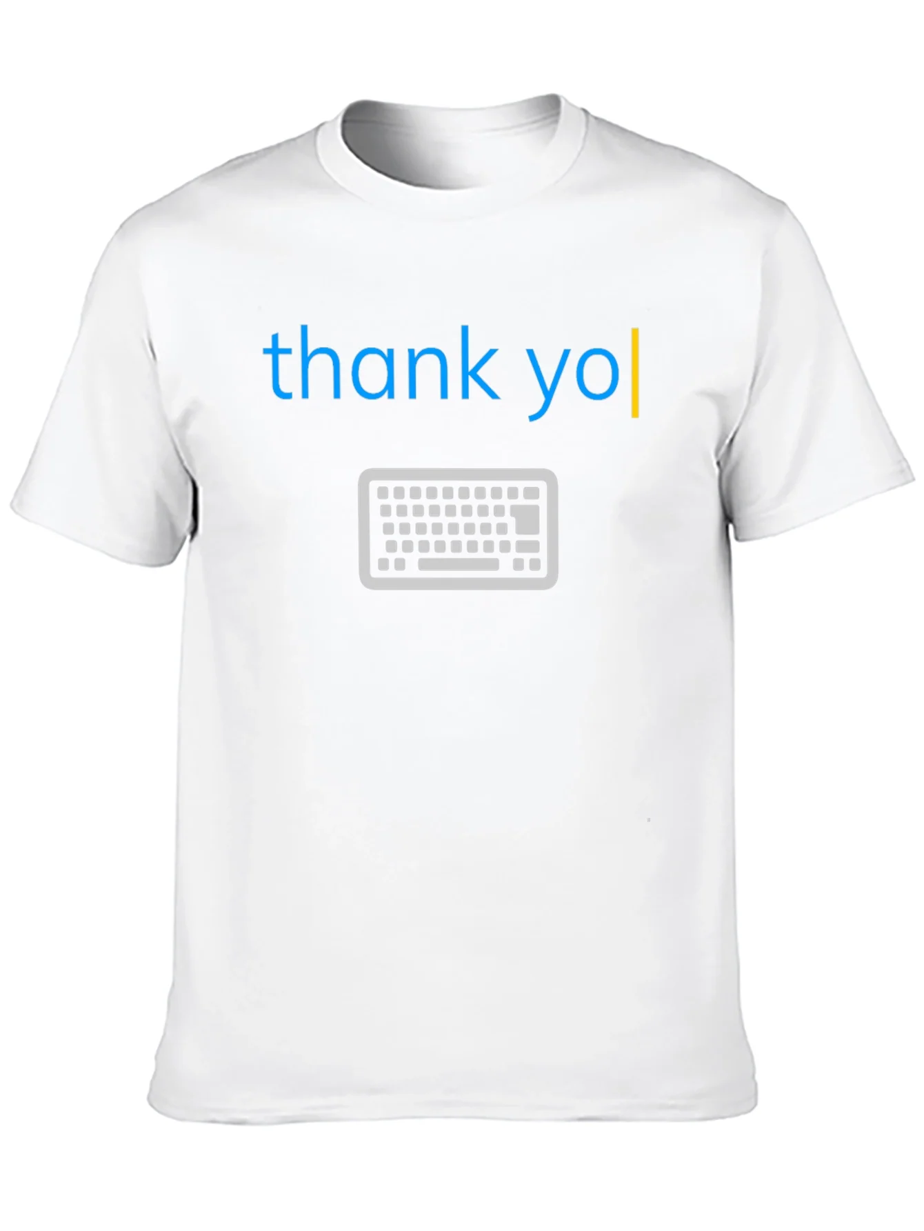 Thank You Keyboard T-Shirt - Cool & Unique Design