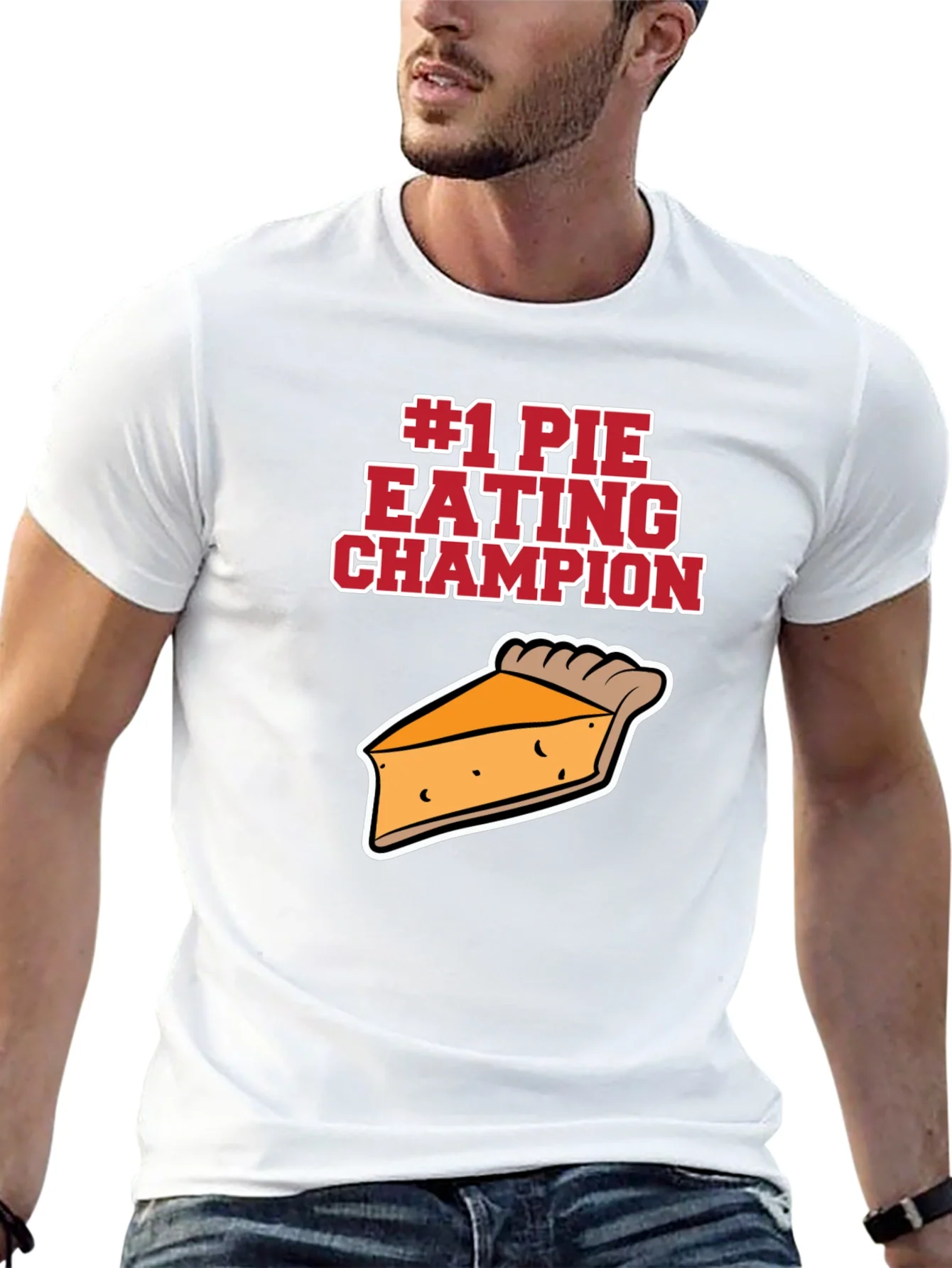 #1 Pie Eating Champion Funny Food T-Shirt