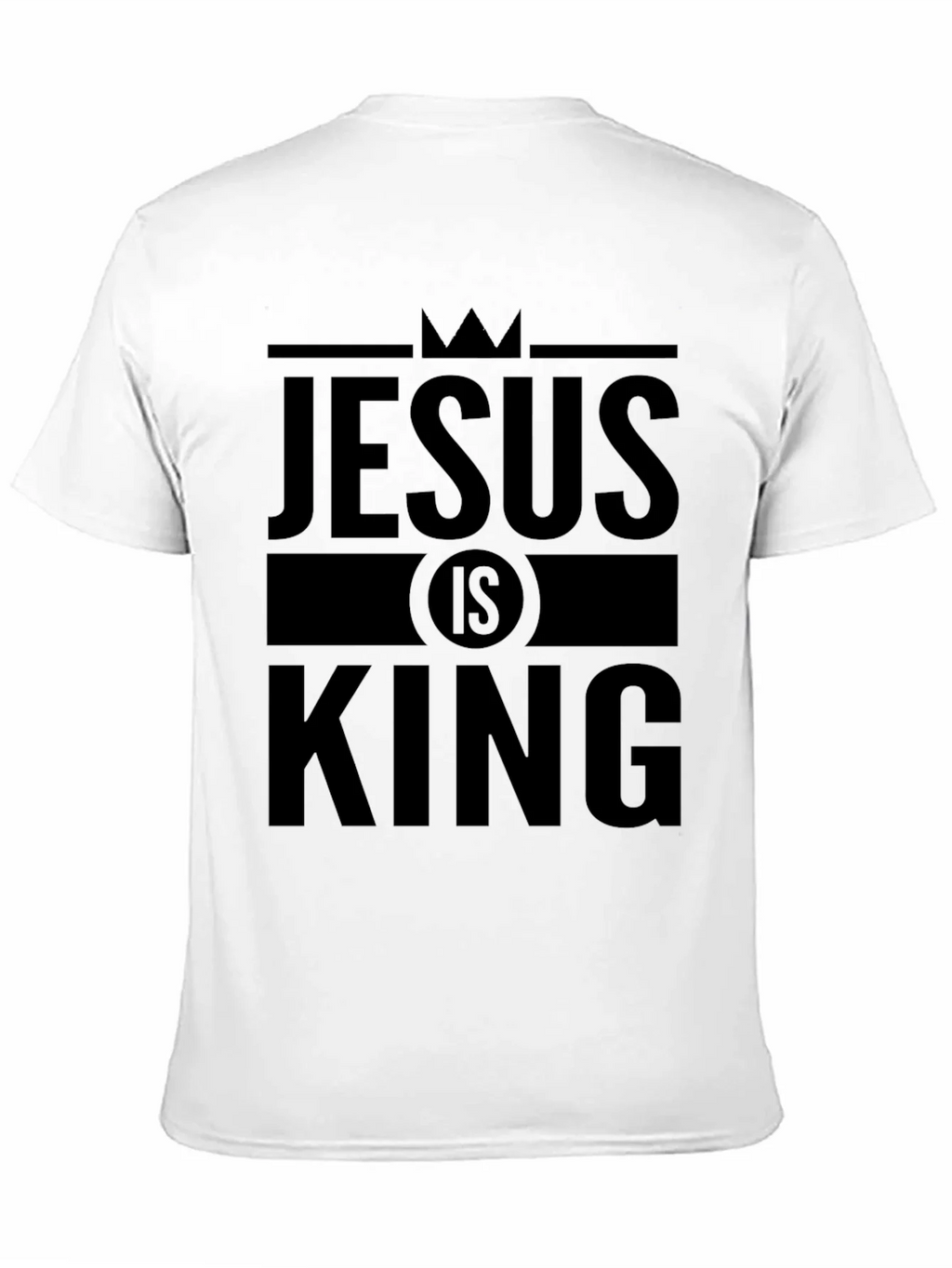 Jesus is King Graphic T-Shirt - Black
