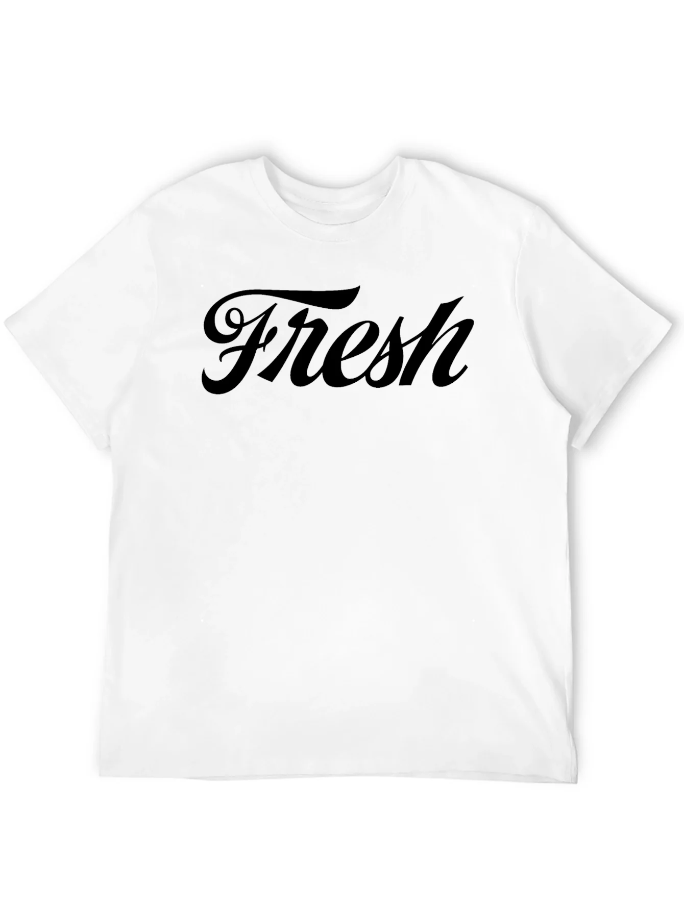 Fresh Script Black T-Shirt