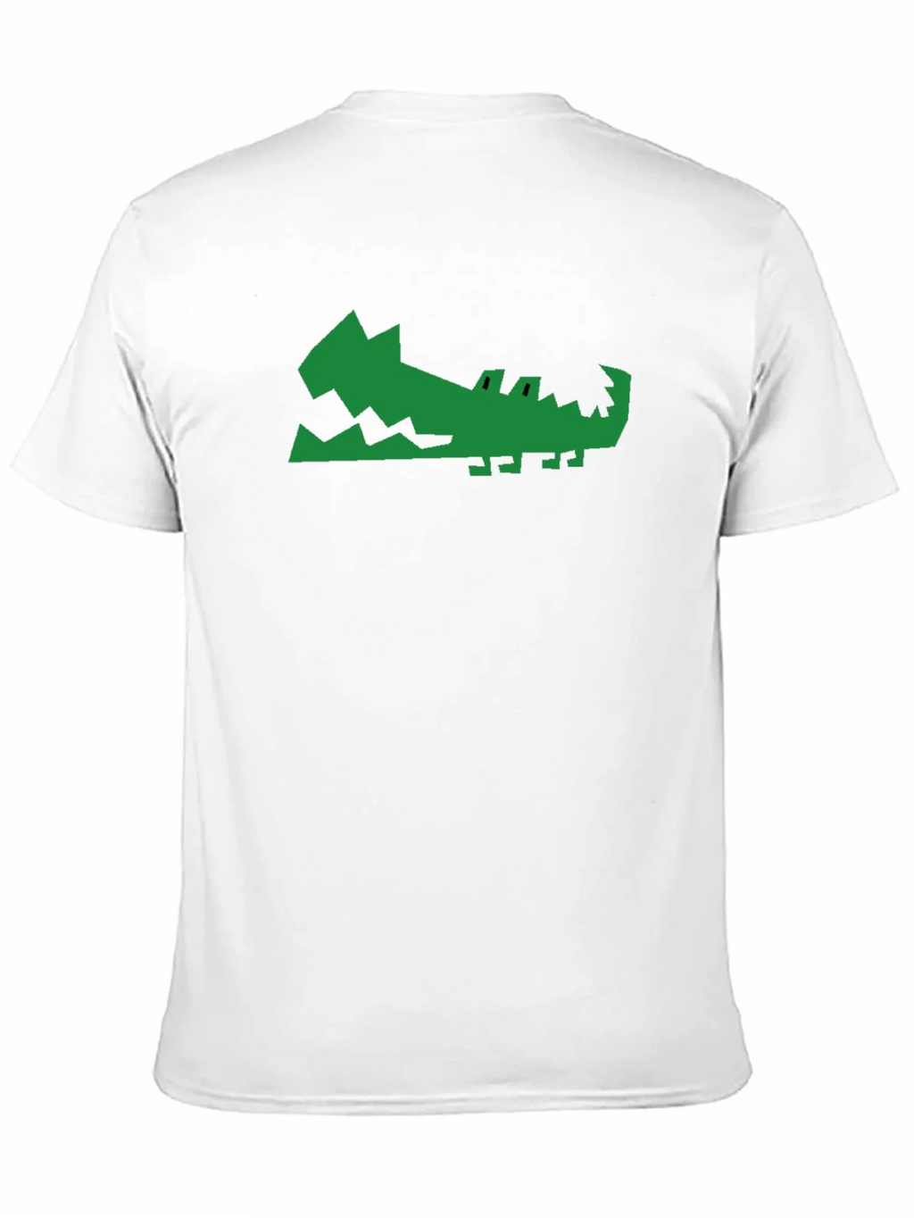 Green Gator Graphic Print Black T-Shirt