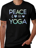 Peace Yoga Graphic T-Shirt