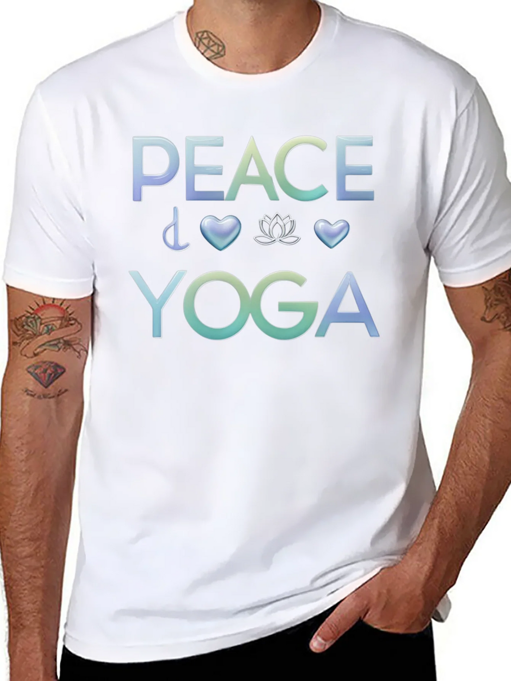 Peace Yoga Graphic T-Shirt