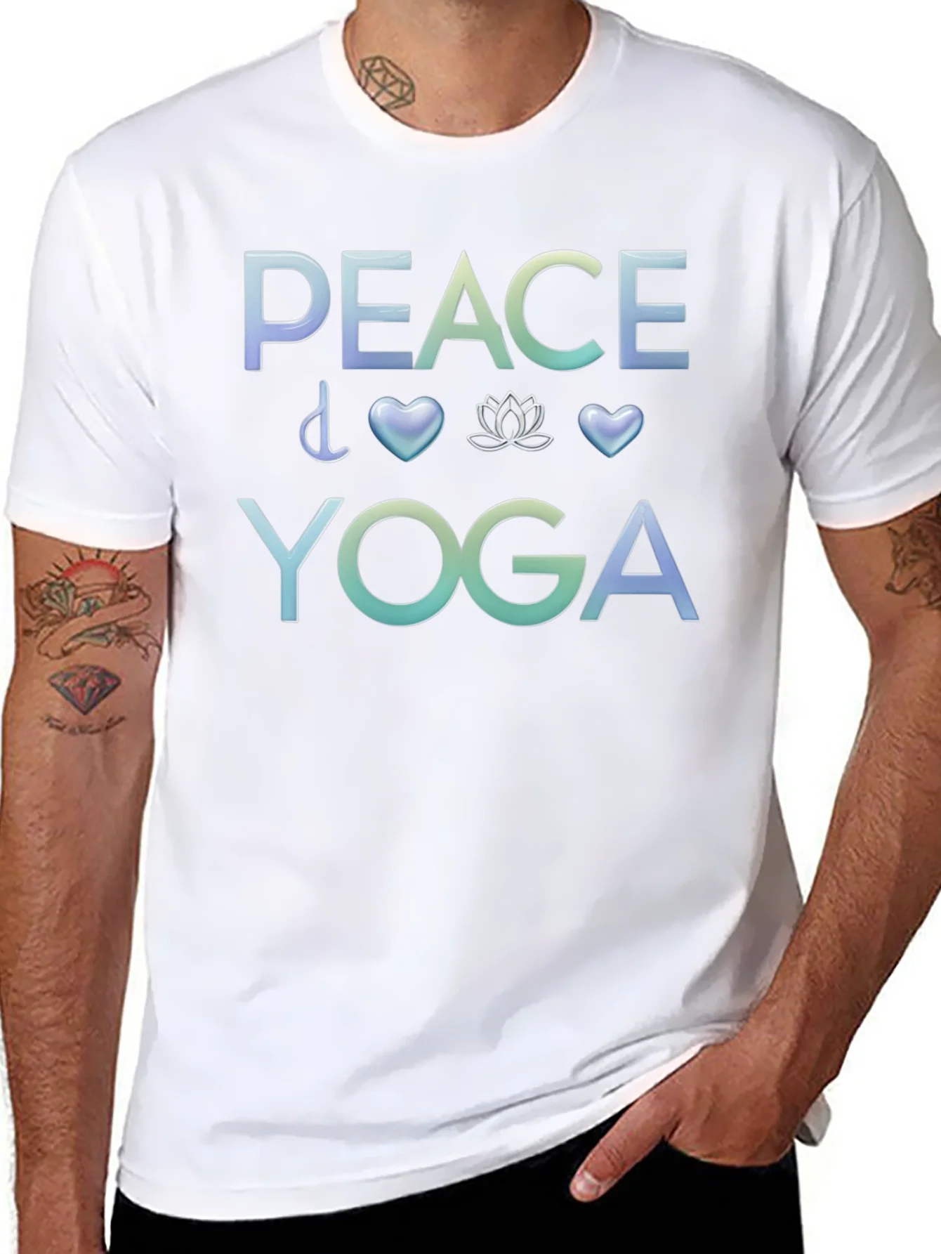 Peace Yoga Graphic T-Shirt