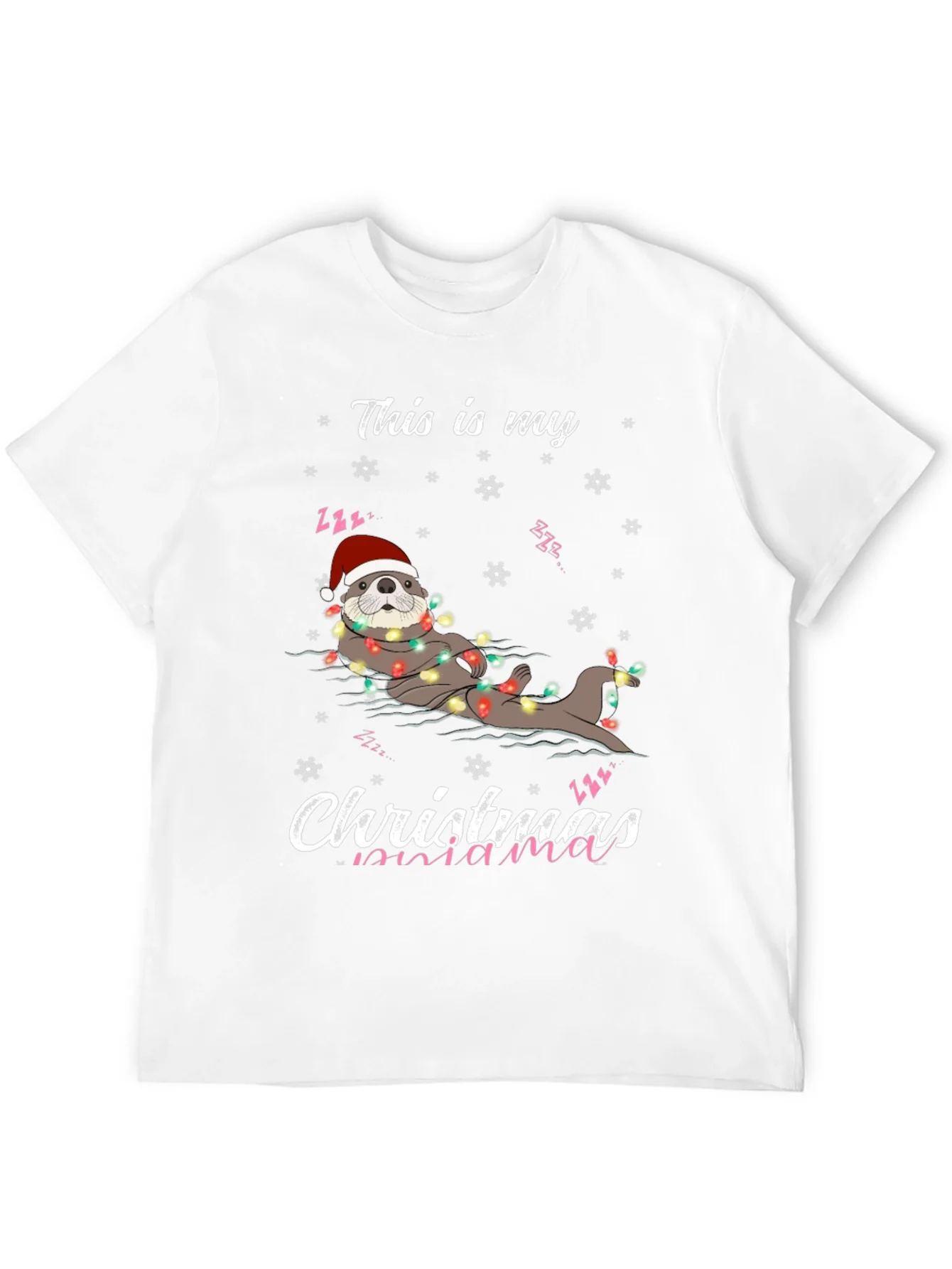 Christmas Mama Otter T-Shirt
