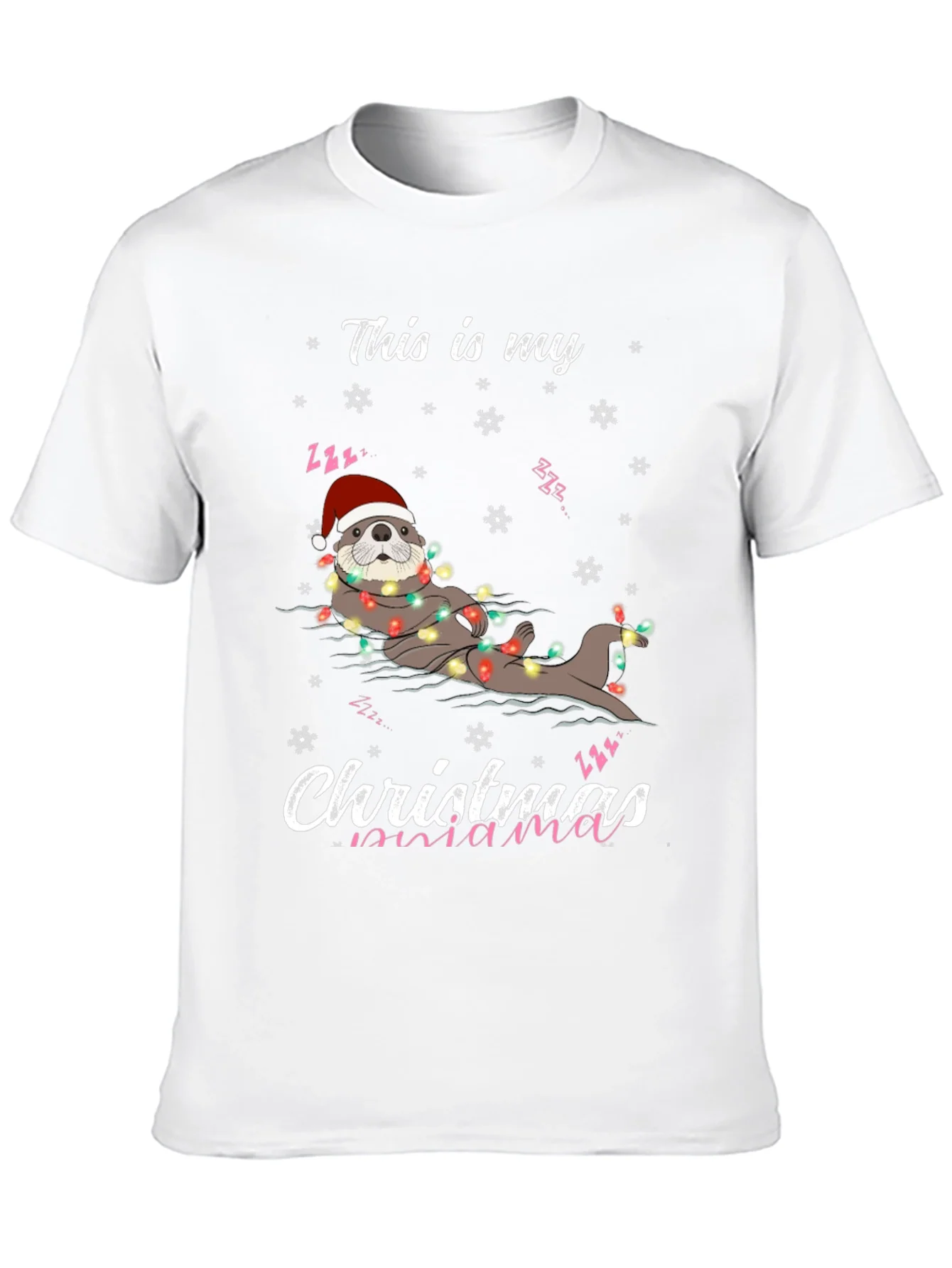 Christmas Mama Otter T-Shirt