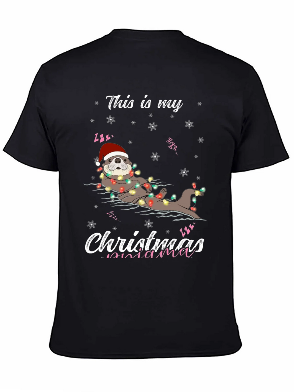 Christmas Mama Otter T-Shirt