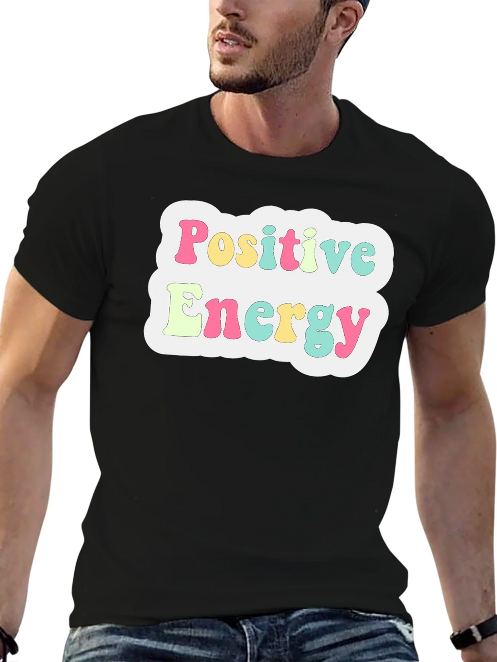 Positive Energy T-Shirt - Retro Style