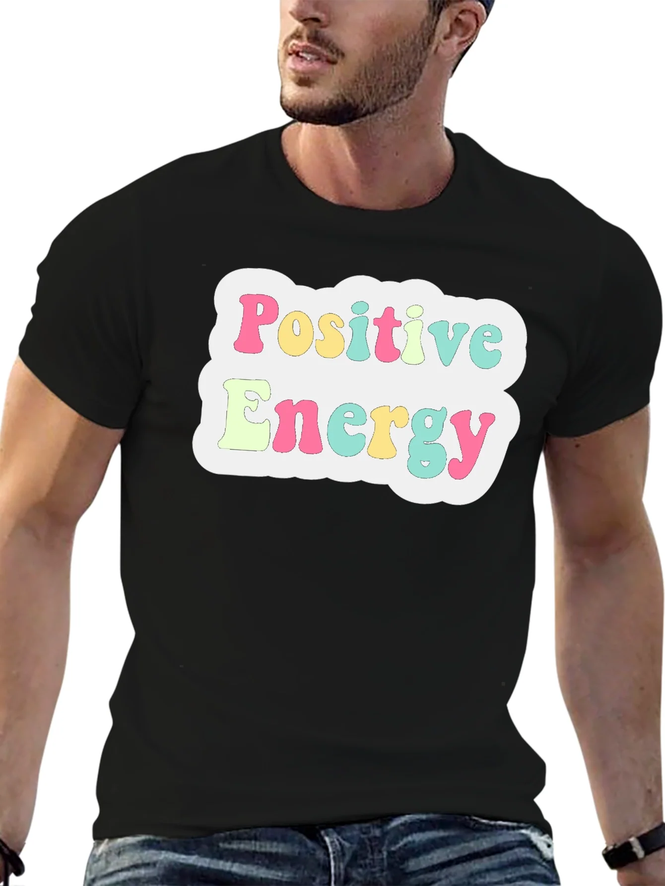 Positive Energy T-Shirt - Retro Style