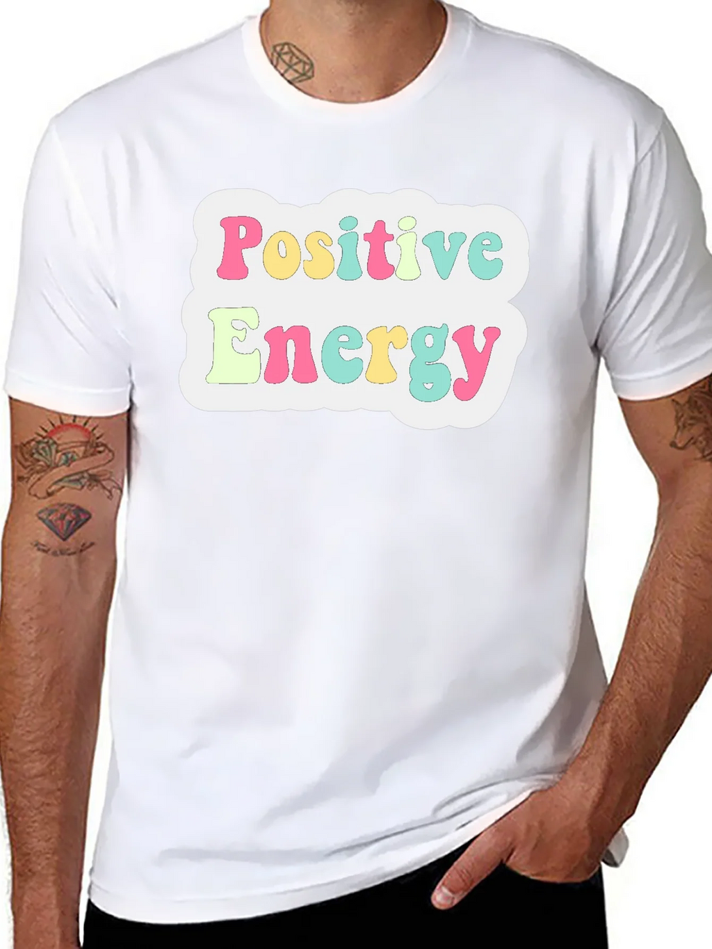 Positive Energy T-Shirt - Retro Style